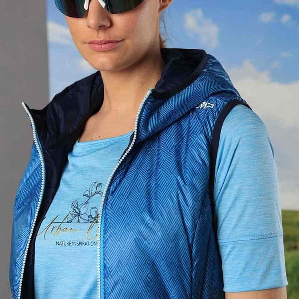 Cmp Vendbar Vest 33z5146 Blå 2XS Kvinde