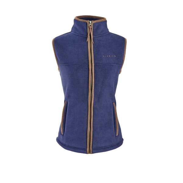 Aubrion Childrens/Kids Core Logo Fleece Gilet Navy 13-14 Years