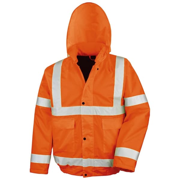 Result Core Mens Core Hi-Vis Safety Blouson Jacket Orange 4XL