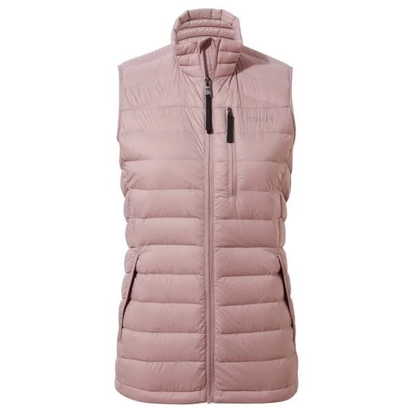 TOG24 Womens/Ladies Drax Down Gilet Faded Pink 16 UK