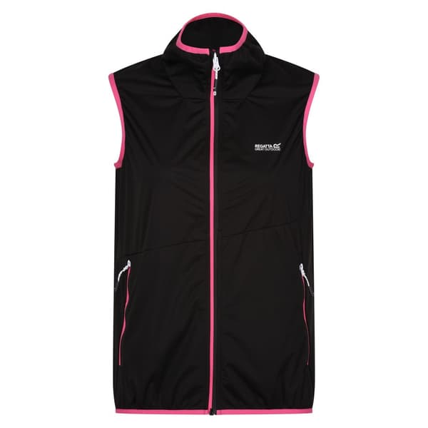 Regatta Womens/Ladies Body Warmer Black/Flamingo Pink 20 UK
