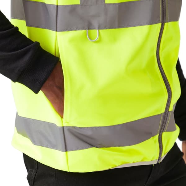 Regatta Mens Pro Hi-Vis-väst med full dragkedja