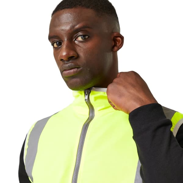 Regatta Mens Pro Hi-Vis-väst med full dragkedja