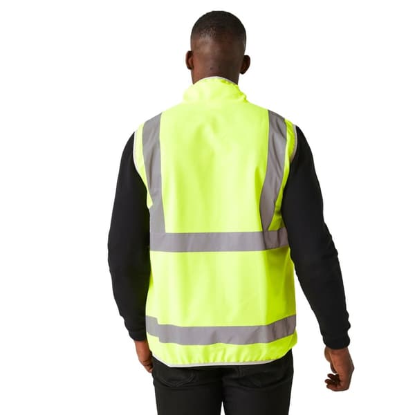 Regatta Mens Pro Hi-Vis-väst med full dragkedja