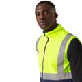 Miniatyrbild 3 av 5: Regatta Mens Pro Hi-Vis-väst med full dragkedja