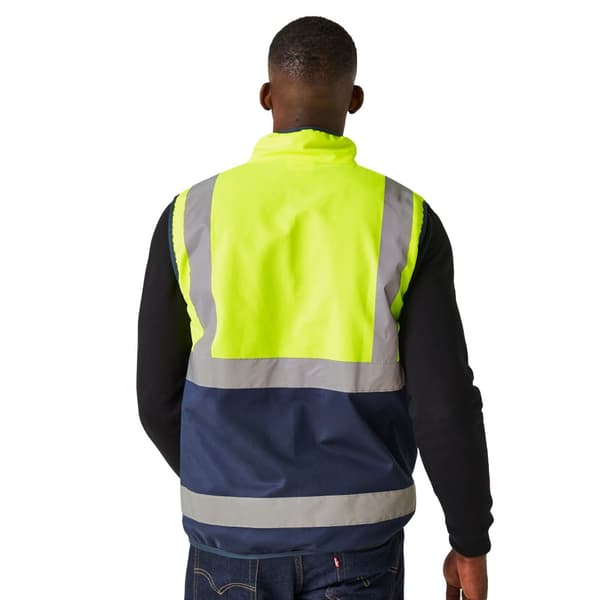 Regatta Mens Pro Hi-Vis-väst med full dragkedja