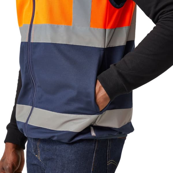 Regatta Mens Pro Hi-Vis-väst med full dragkedja