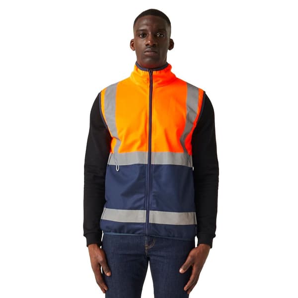 Regatta Mens Pro Hi-Vis-väst med full dragkedja