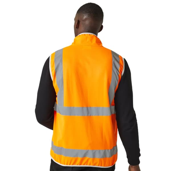 Regatta Mens Pro Hi-Vis-väst med full dragkedja