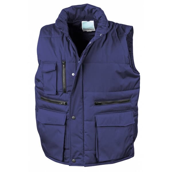 WORK-GUARD by Result Mens Lance Body Warmer Royal Blue 3XL