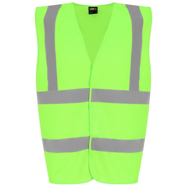 PRORTX Reflekterende Hi-Vis-vest til børn Lime 7-9 Years