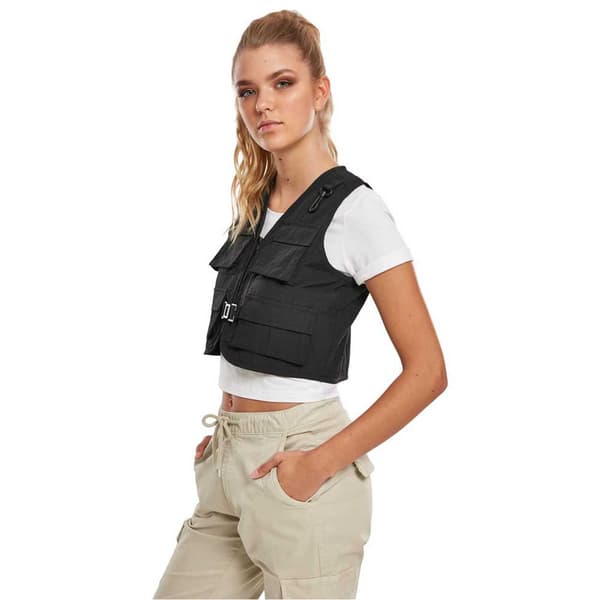 Urban Classics Tactical Vest Sort 5XL Kvinde