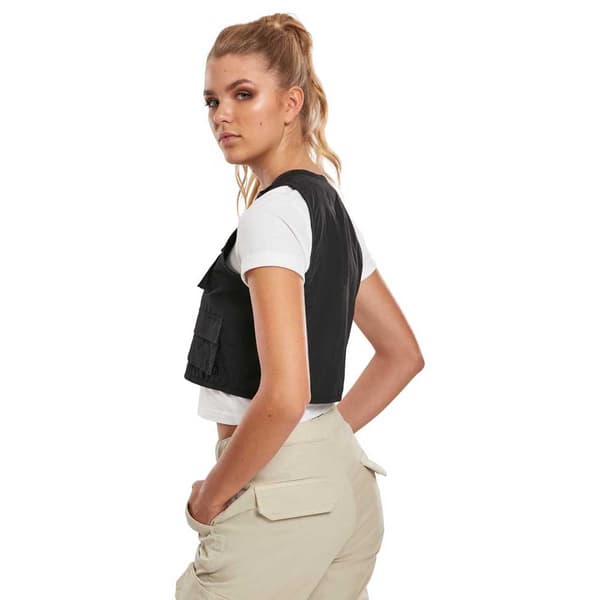 Urban Classics Tactical Vest Sort 5XL Kvinde