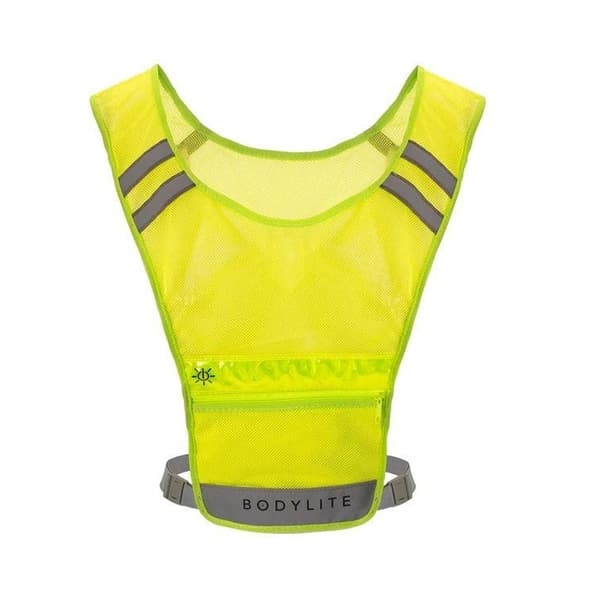 Bodylite Gear Unisex vuxen LED-reflekterande väst Neon Yellow One Size
