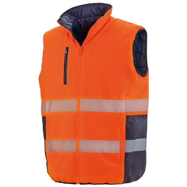 SAFE-GUARD by Result Mens Reversible Gilet