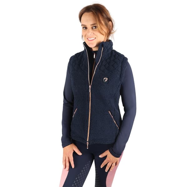 Hy Womens/Ladies Elevate Teddy Fleece Gilet