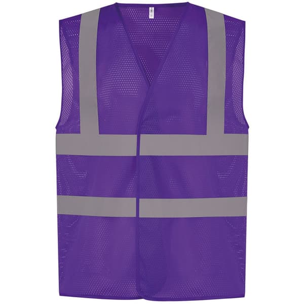 Yoko Unisex-voksen mesh-hi-vis vest til voksne