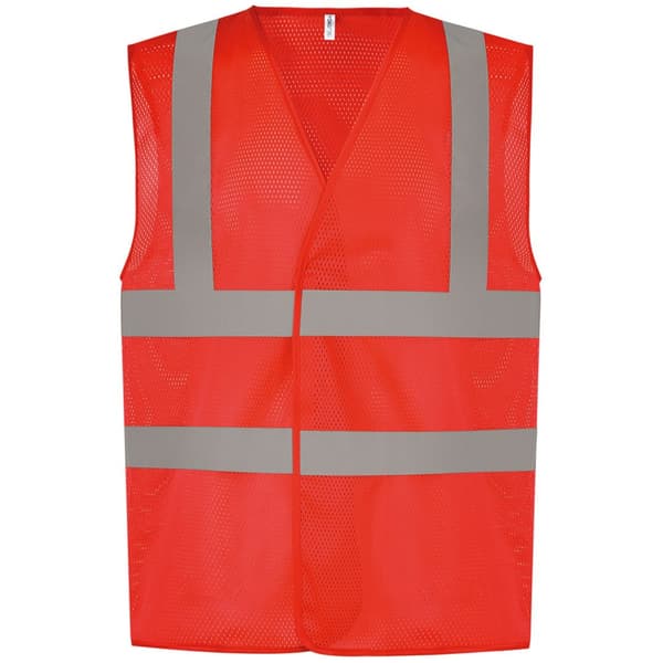 Yoko Unisex-voksen mesh-hi-vis vest til voksne