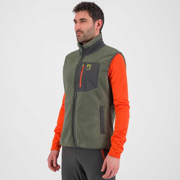 Karpos 80´s Fleece Väst Grönt M Man