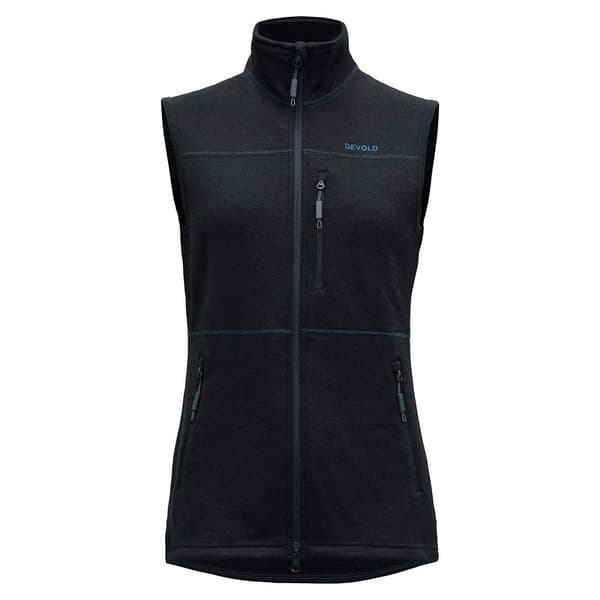 Devold Of Norway Thermo Wool Vest Sort L Kvinde