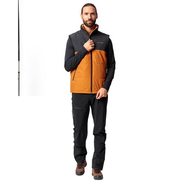 Vaude Neyland Padded Vest Brun,Sort L Mand