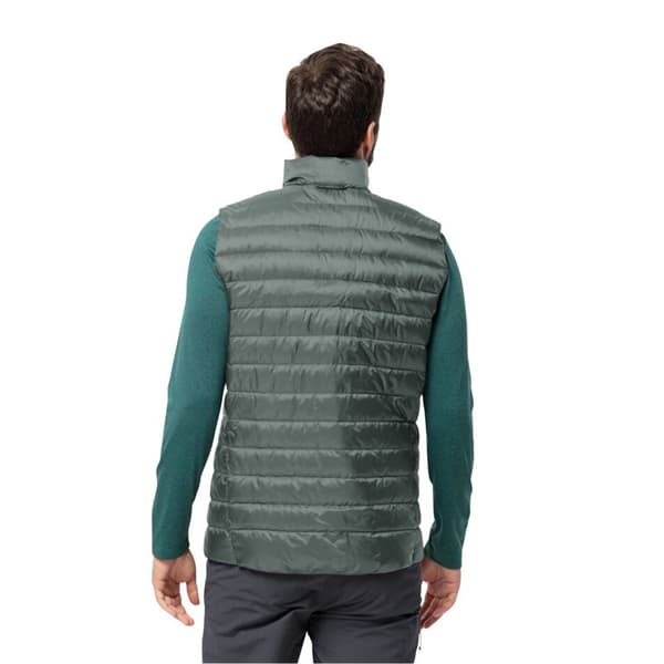 Jack Wolfskin Pilvi Down Vest Grå S Mand