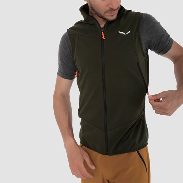 Salewa Sella Durastretch Väst Grönt S Man