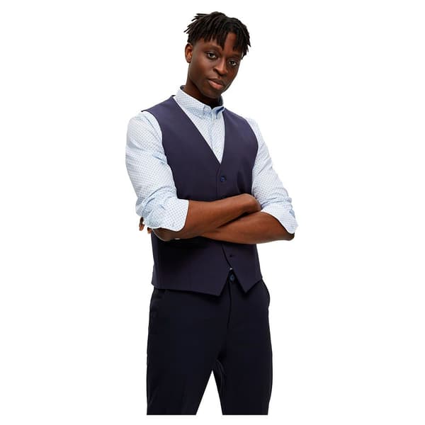 Selected Liam Slim Fit Väst Blå 52 Man