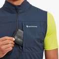 Miniatyrbillede 6 af 8: Montane Featherlite Windproof Vest Blå M Mand