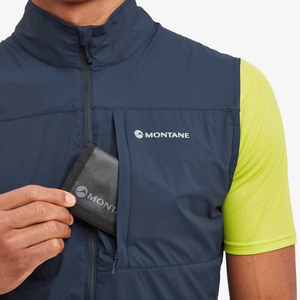 Montane Featherlite Windproof Vest Blå M Mand