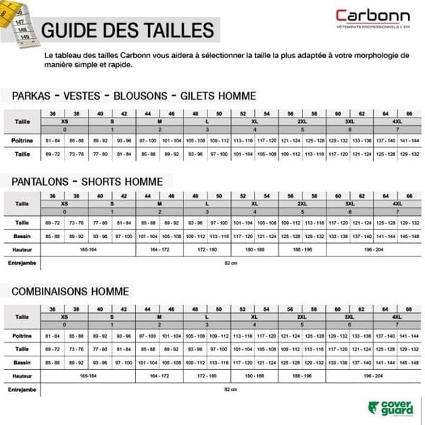 CHOUKA marinblå quiltad väst T2XL - COVERGUARD - 5GCHBXXL