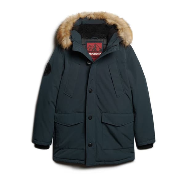 Superdry Everest Faux Fur Väst Blå XS Kvinna