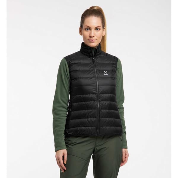 Haglofs Roc Down Vest Sort S Kvinde
