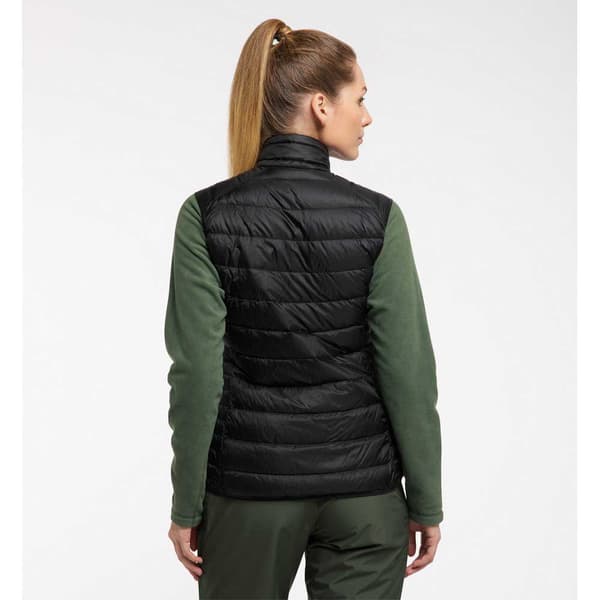 Haglofs Roc Down Vest Sort S Kvinde