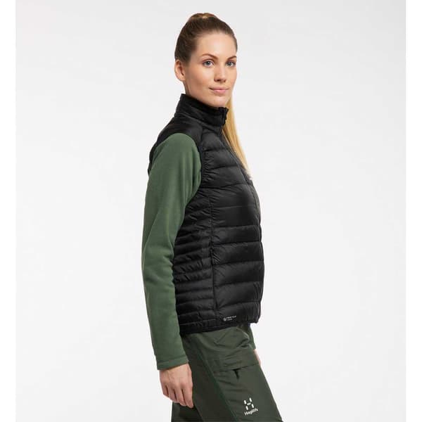 Haglofs Roc Down Vest Sort S Kvinde