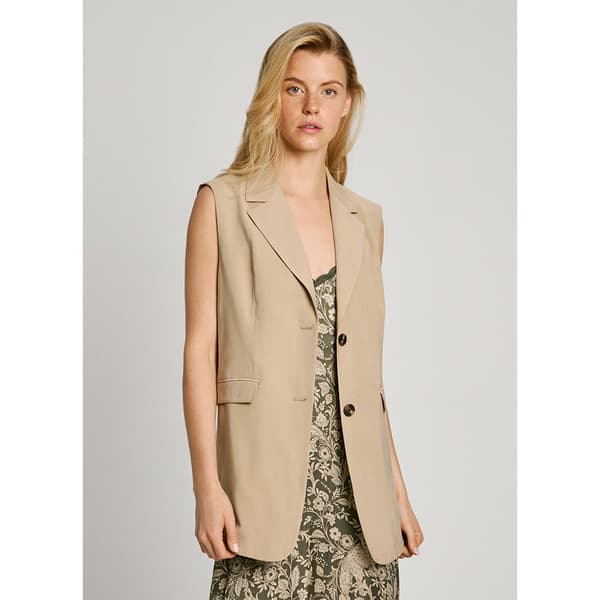 Pepe Jeans Adele Vest Beige XS Kvinde