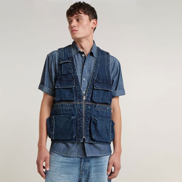 G-star D24883-d577 Vest Blå XL Mand