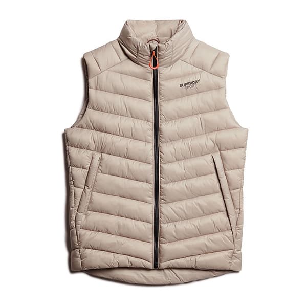 Superdry Fuji Väst Beige XL Man