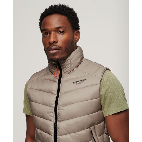 Superdry Fuji Väst Beige XL Man