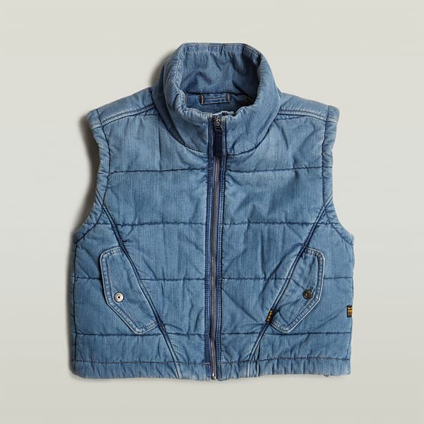 G-star Mae Vest Blå L Kvinde