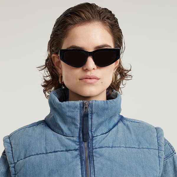 G-star Mae Vest Blå L Kvinde