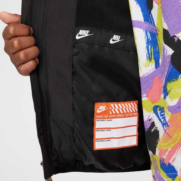 Nike Kids Wrap Swoosh Debossed Quilt Liivi  5-6 Years