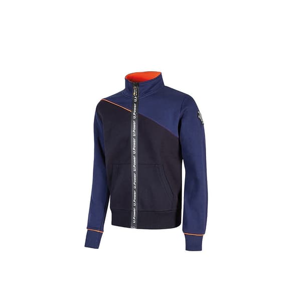 U-power Uranus Sweatshirt Med Dragkedja Blå 4XL