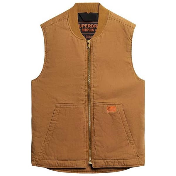 Superdry Surplus Workwear Vest Brun M Mand