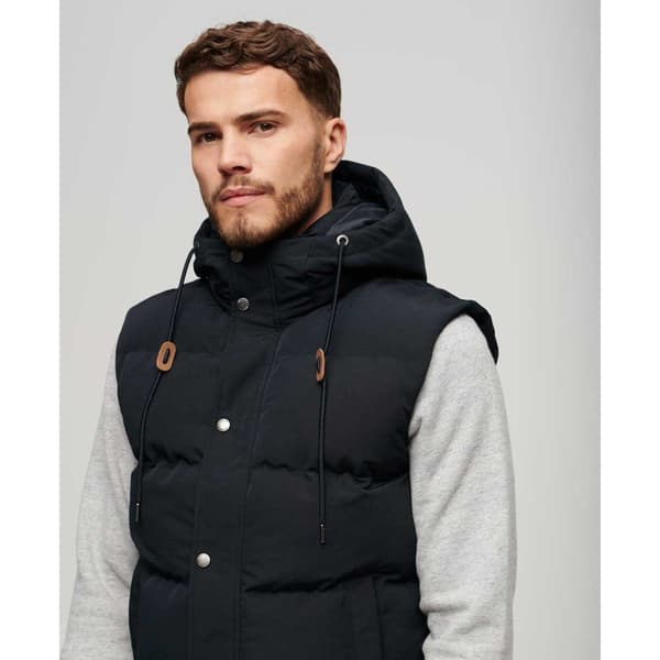 Superdry Everest Down Väst Svart 2XL Man