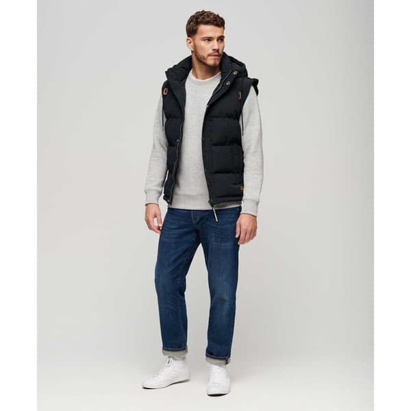Superdry Everest Down Väst Svart 2XL Man