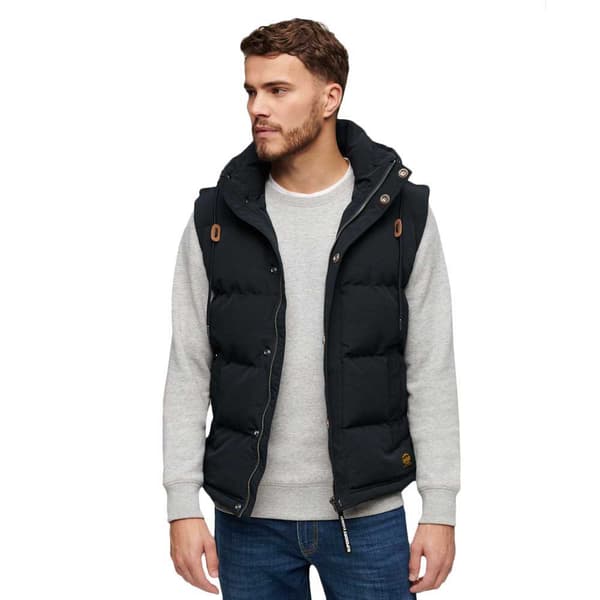 Superdry Everest Down Väst Svart L Man
