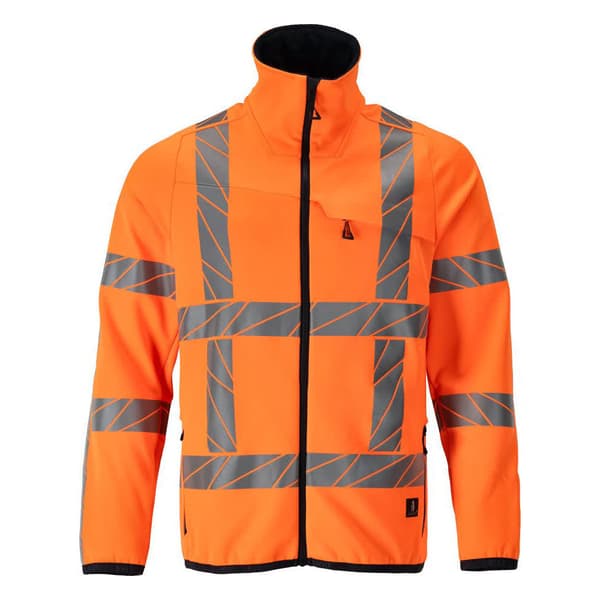 Mascot Fleece-trøje Med Lynlås Orange XS