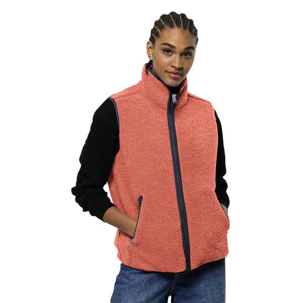 Jack Wolfskin High Curl Vest Orange XL Kvinde