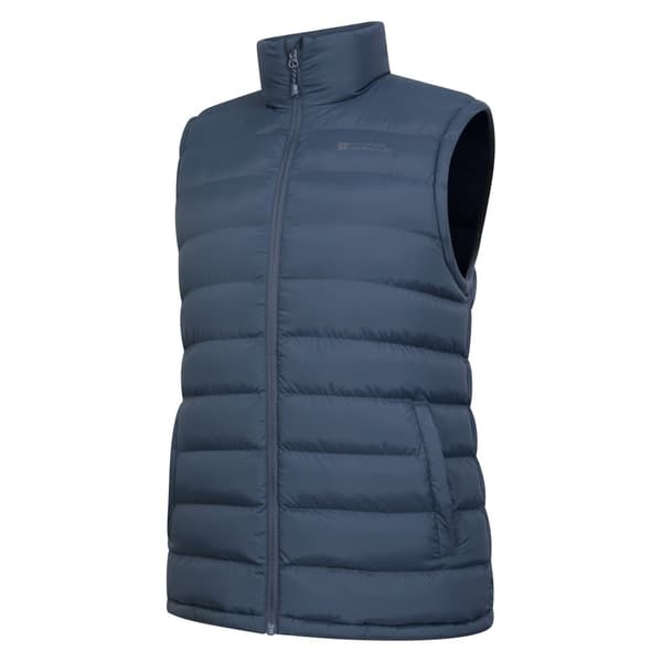 Mountain Warehouse Mens Seasons Faux Fur Lined Padded Gilet